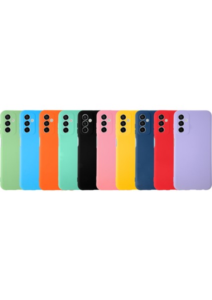 Caseworld Samsung Galaxy M23 Kapak Içi Kadife Kamera Korumalı Lansman Silikon Kılıf - Pembe indirimleri