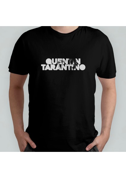 Quentin Tarantino %100 Pamuklu Bisiklet Yaka T-Shirt Model - 3