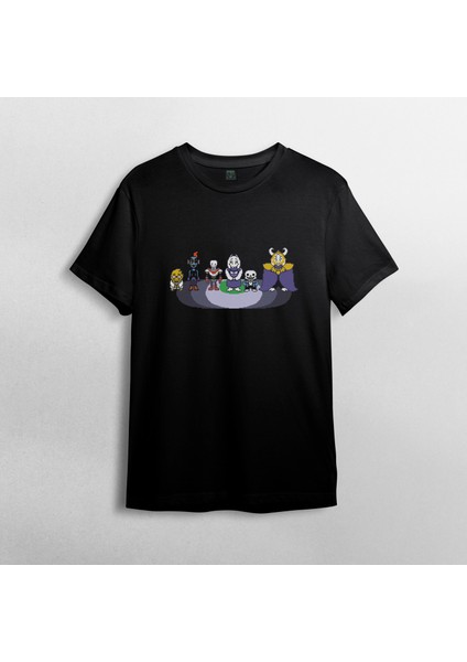 Undertale %100 Pamuklu Bisiklet Yaka T-Shirt Model - 3
