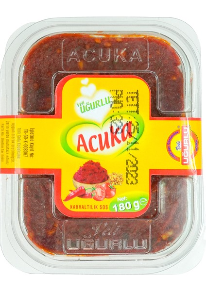 Veli Uğurlu Gıda Acuka-Kahvaltılık Sos 180gr