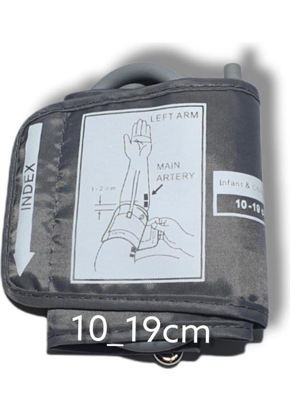 Dijital Tansiyon Aleti Manşonu Çocuk Boy 10-19 Cm Tek Hortum