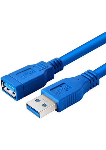 usb 3.0 dişi erkek şarj ve data kablosu usb 3.0 uzatma kablosu 1m