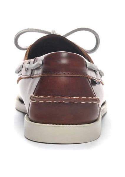 Docksides Portland Waxed Erkek Deri Ayakkabı Kahverengi fiyatları