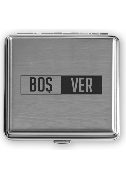 Boşver Tasarımlı Metal Sigara Tabakası