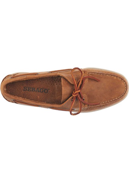 Docksides Portland Crazy Horse Erkek Deri Ayakkabı Kahverengi fırsatları