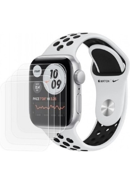 Apple Watch Nike Se 44MM Ön Darbe Emici Ekran Koruyucu Nano Cam (4 Adet)