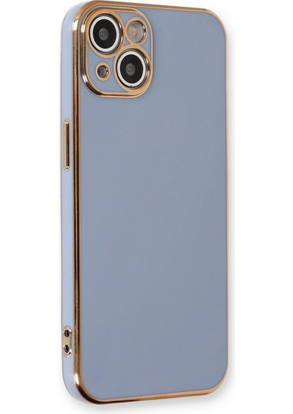 Apple iPhone 14 Plus Kılıf Olive Plated Lavanta Grisi
