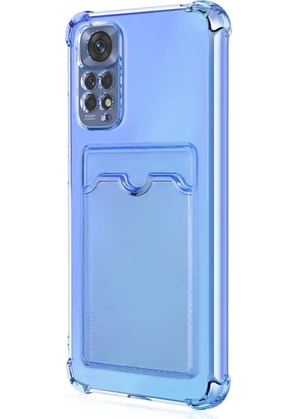 Xiaomi Redmi Note 11 Pro 5g Card Slot Shock Kılıf Mavi