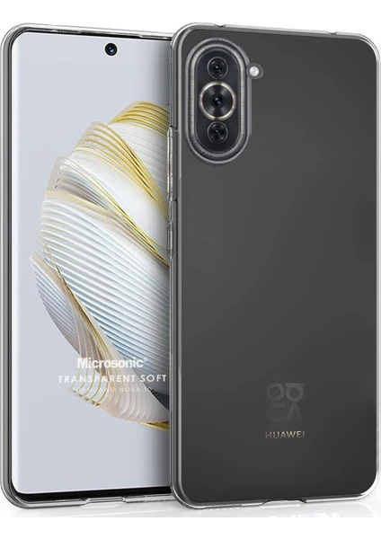 Huawei Nova 10 Kılıf Transparent Soft Şeffaf