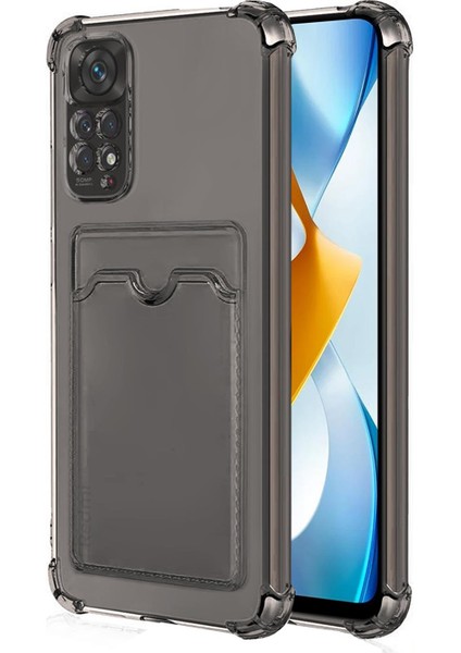 Xiaomi Redmi Note 11S Card Slot Shock Kılıf Füme