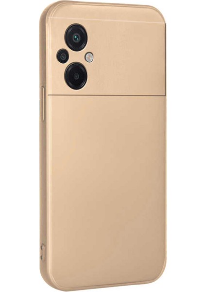 Matte Silicone Xiaomi Poco M5 Kılıf Gold