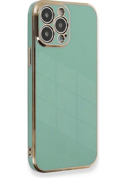 Apple iPhone 14 Pro Max Kılıf Olive Plated Yeşil