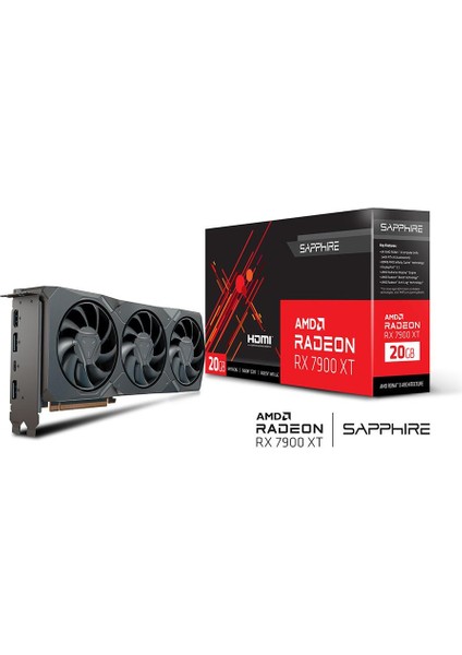 AMD Radeon RX 7900 XT Gaming 20 GB GDDR6 320 Bit Ekran Kartı