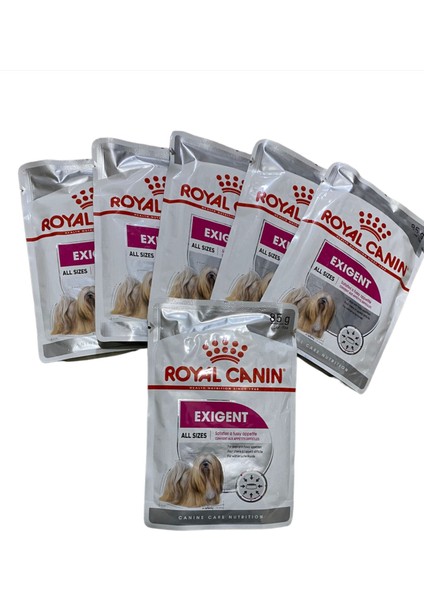 Exigent Adult Pouch Yaş Köpek Maması Konserve Köpek Maması 6X85GR