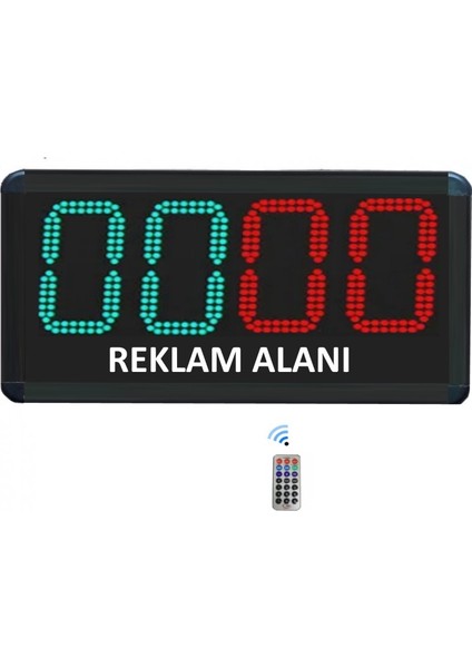 Hakem Oyuncu Değişikliği Tabelası, Çift Yön, KASA:3X88×42 cm