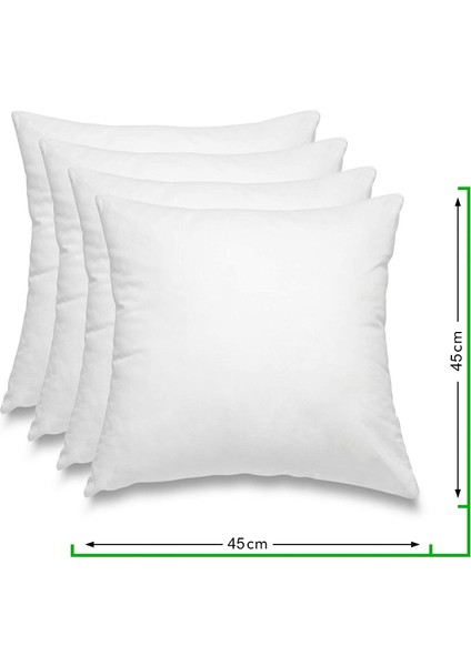 Kırlent İçi Yastık Kırlent Yastığı - Alçak Model Yastık - 4 Adet fırsatları