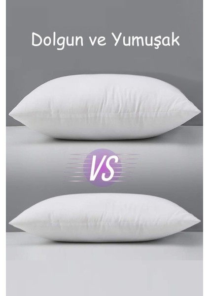 Kırlent İçi Yastık Kırlent Yastığı - Orta Model Yastık - 2 Adet 400 Gram