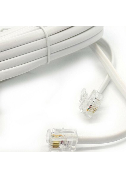 Telefon Kablosu 10 mt 10 Adet