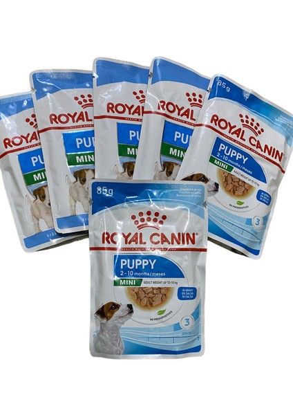 Puppy Pouch Yavru Konserve Köpek Maması 6X85GR