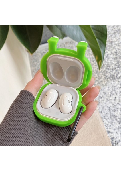 Samsung Galaxy Buds 2 ile Uyumlu Karakter Görünümlü Cartoon Kılıf Tomato