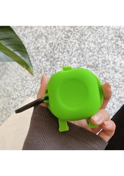 Samsung Galaxy Buds 2 ile Uyumlu Karakter Görünümlü Cartoon Kılıf Tomato