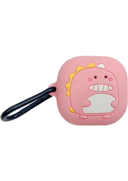 Samsung Galaxy Buds Pro 2 ile Uyumlu Karakter Görünümlü Cartoon Kılıf Pink Monster