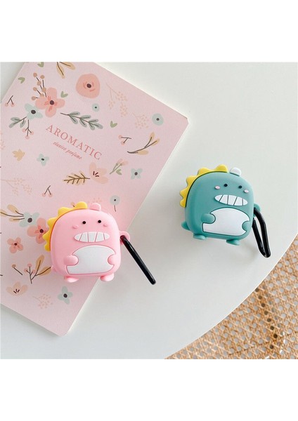 Samsung Galaxy Buds Pro 2 ile Uyumlu Karakter Görünümlü Cartoon Kılıf Pink Monster