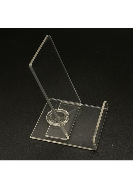 10 Adet Akrilik Şeffaf Dönebilen Cep Telefonu Ekran Standı (6.8X7.8X10CM) (Yurt Dışından)