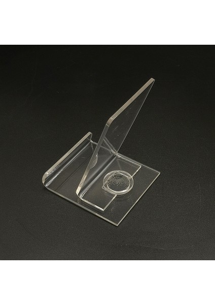 10 Adet Akrilik Şeffaf Dönebilen Cep Telefonu Ekran Standı (6.8X7.8X10CM) (Yurt Dışından)