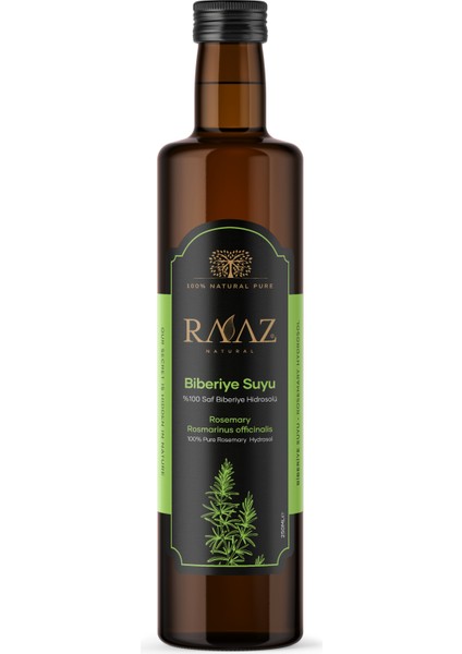 Biberiye Hirosolü %100 Saf 250ML Rosemary