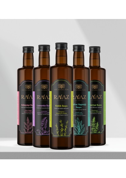 Biberiye Hirosolü %100 Saf 250ML Rosemary