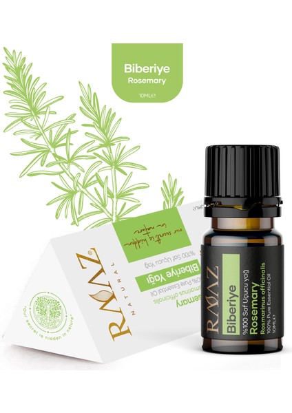 Biberiye Uçucu Yağı %100 Saf 10 ml Rosemary