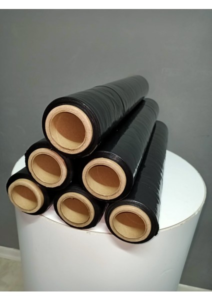 Palet Streç Film Siyah 23 Mikron x 50 cm x 1,5 kg 6 Adet