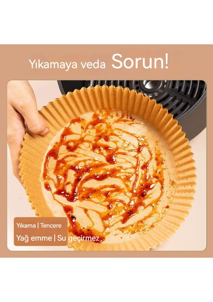 Pişirme Kağıdı Hava Fritöz Için Özel Kağıt Yuvarlak Pişirme Yağı Emici Kağıt Silikon Kağıt Yapışmaz Fritöz Yatak Kağıdı fiyatları