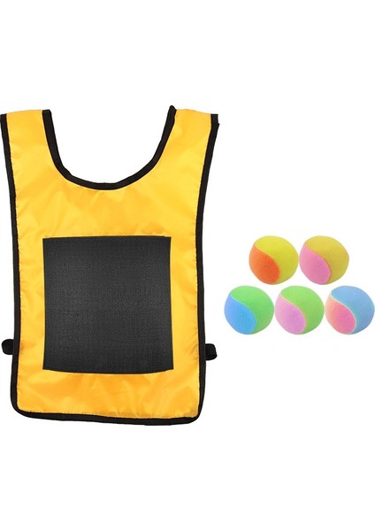 6 Top ile Dodgeball Yeleği (Yurt Dışından)