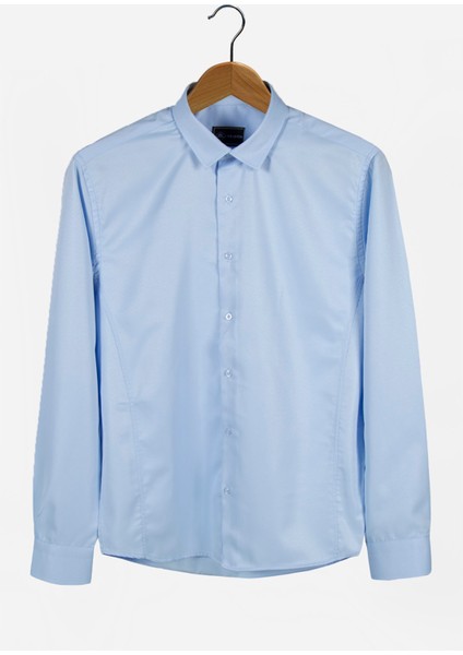 Erkek Ekstra Slim Fit Uzun Kollu Takım Elbise Gömleği 22Y-4300632-1