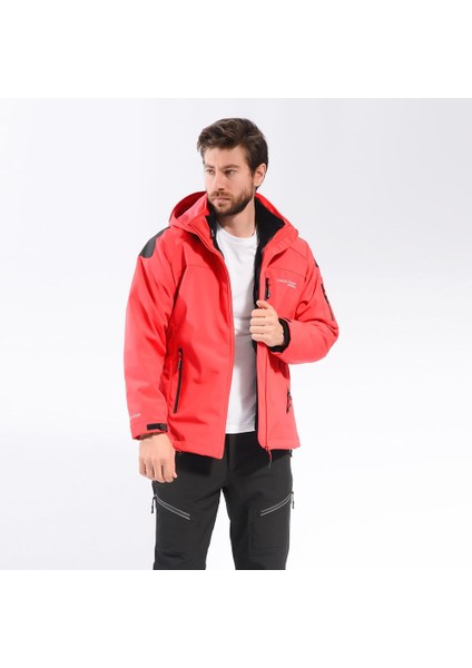 3ın1 Softshell Erkek Ceket-Kırmızı