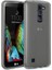 Lg K10 2017 Kılıf Soft Silikon Şeffaf-Siyah Arka Kapak 1