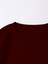 Kadın Basic 0 Sıfır Yaka Baskısız Düz Oversize Salaş Bol Kesim Polar Sweatshirt 4