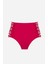 63047 Kırmızı Yüksek Bel Bikini Altı 4