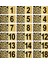 Metal Kapı Masa Dolap Posta Kutusu Numarası 6X12 cm Altın Renk (1…18) 1