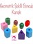 Geometrik Şekiller Okul Öncesi Eğitim Ince Motor Gelişim Karışık Plastik Boncuk 1 kg 1