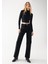 Victoria Simsiyah Gold Icon Jean Pantolon 101072-82998 1