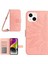 iPhone 14 Için HT04 Cilt Donanım Pu Deri Stand Kılıfı Baskılı Ayçiçeği Tam Koruma Telefon Cüzdan Kapağı Omuz Kayışı ile (Yurt Dışından) 1