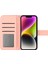 iPhone 14 Için HT04 Cilt Donanım Pu Deri Stand Kılıfı Baskılı Ayçiçeği Tam Koruma Telefon Cüzdan Kapağı Omuz Kayışı ile (Yurt Dışından) 5