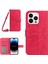 iPhone 14 Pro HT04 Stand Cüzdan Cilt Touch Pu Deri Iç Tpu Kapağı Omuz Kayışı ile Basılı Ayçiçeği Telefon Kılıfı (Yurt Dışından) 1