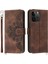 iPhone 14 Için Progred Çiçekler Pu Deri Telefon Kılıfı Standı Manyetik Toka Şok Geçirmez Terin Touch Kapak Bilek Kayışı ve Omuz Kayışı ile (Yurt Dışından) 1