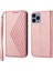 iPhone 14 Pro Balf Doku Cüzdanı Için Baskılı Rhombus Desen Telefon Stand Pu Deri Kılıf Magnetic Kapak Kayış (Yurt Dışından) 1
