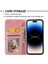 iPhone 14 Pro Balf Doku Cüzdanı Için Baskılı Rhombus Desen Telefon Stand Pu Deri Kılıf Magnetic Kapak Kayış (Yurt Dışından) 4