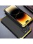 iPhone 14 Pro 3 Parçalı Tasarım Hibrit Telefon Kılıfı Ağır Hizmet Koruma Pc+Metal Şok Geçirmez Zırh Kapağı (Yurt Dışından) 1